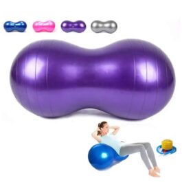 Capsule Shaped Gym Ball For Fitness Exercise With Pumper