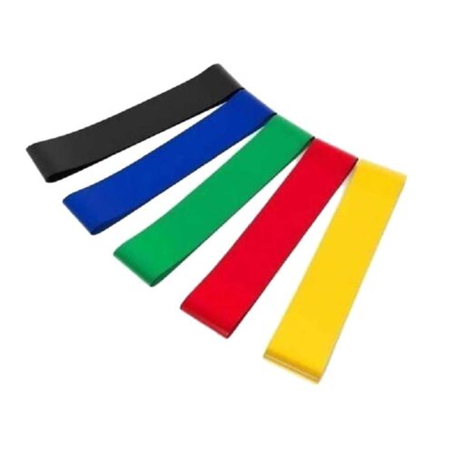 Exercise Resistance Loop Bands Set Of 5 with Carry Bag