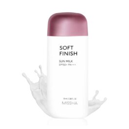 Missha soft finish sun milk SPF50+/PA+++ (70ml) Cream