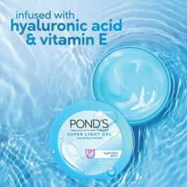 Ponds Super Light Gel with Hyaluronic Acid + Vitamin E – 25ml